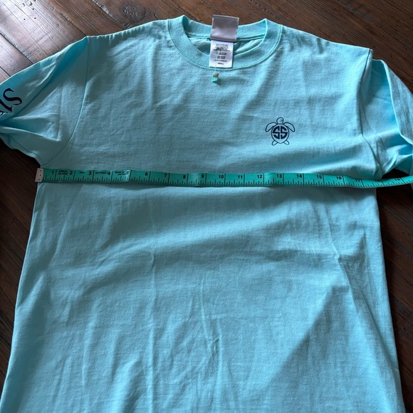 NWOT Simply Southern size S blue turtle long sleeve shirt - Picture 12 of 14